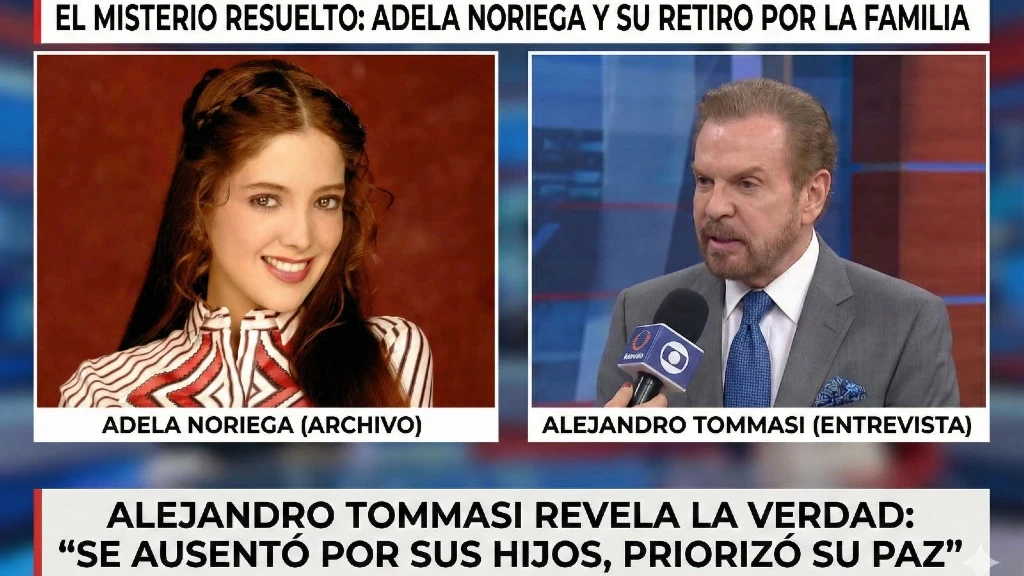 Alejandro Tommasi Revela la Razón Oculta del Retiro de Adela Noriega: Sus Hijos y la Paz Interior