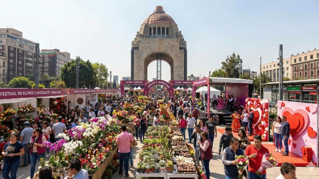 ¡Última Oportunidad! El Festival de Flores y Chocolate Enamora al Monumento a la Revolución de CDMX Este Fin de Semana: Actividades Gratuitas y Delicias Artesanales