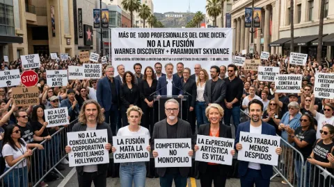 Hollywood en pie de guerra: Más de mil estrellas, incluyendo a Joaquin Phoenix y Kristen Stewart, se oponen tajantemente a la fusión Warner-Paramount